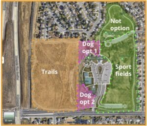 Lodestone Bike Park aerial map