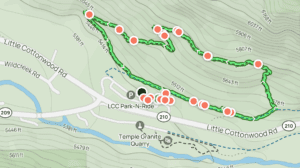 Alpenbock Loop Trail map