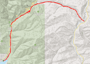 Mormon Pioneer Trail map