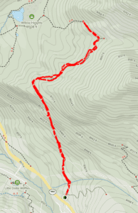 Willow Heights Trail map