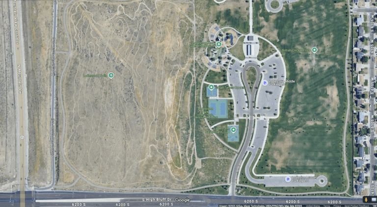 Lodestone Regional Park: Mountain Bike Skills Course new aerial view
