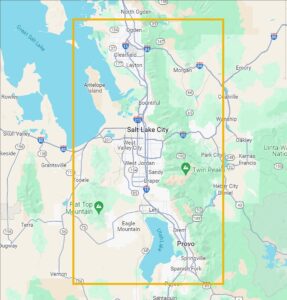 Utah Treasure Hunt 2026 Boundary Map