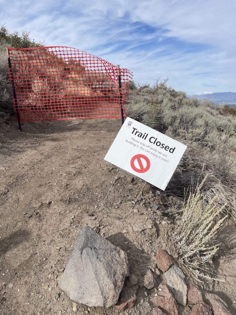 Bonneville Shoreline Trail planning construction