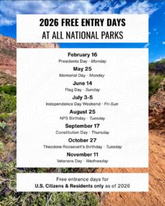 Free National Park Days in 2026
