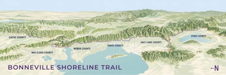 Bonneville Shoreline Trail graphic