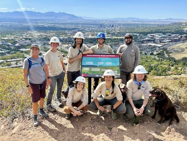 Trails Utah and ACE Crews at Red Butte Quarry Loop Trail